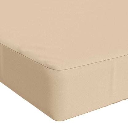 vidaXL 2-Piece Bench Cushions SOEST 2 pcs 100% Polyester Cream