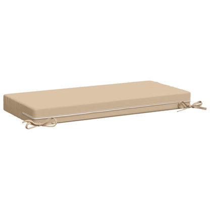 vidaXL 2-Piece Bench Cushions SOEST 2 pcs 100% Polyester Cream