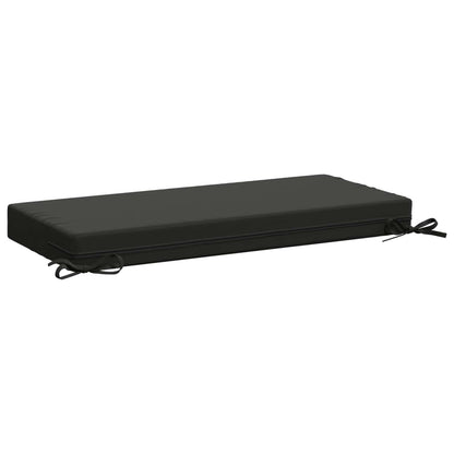 vidaXL 2-Piece Bench Cushions SOEST 2 pcs 100% Polyester Anthracite