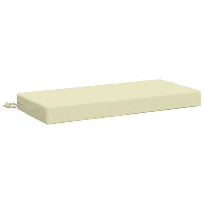 vidaXL Bench Cushion SOEST 100% Polyester Cream 80 x 40 x 8 cm