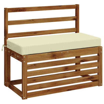 vidaXL 2-Piece Bench Cushions SOEST 2 pcs 100% Polyester Cream