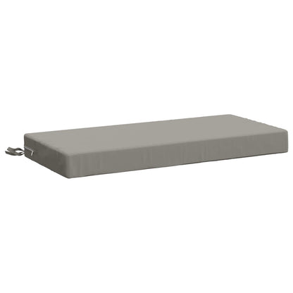 vidaXL Bench Cushion SOEST 100% Polyester Grey 80 x 40 x 8 cm