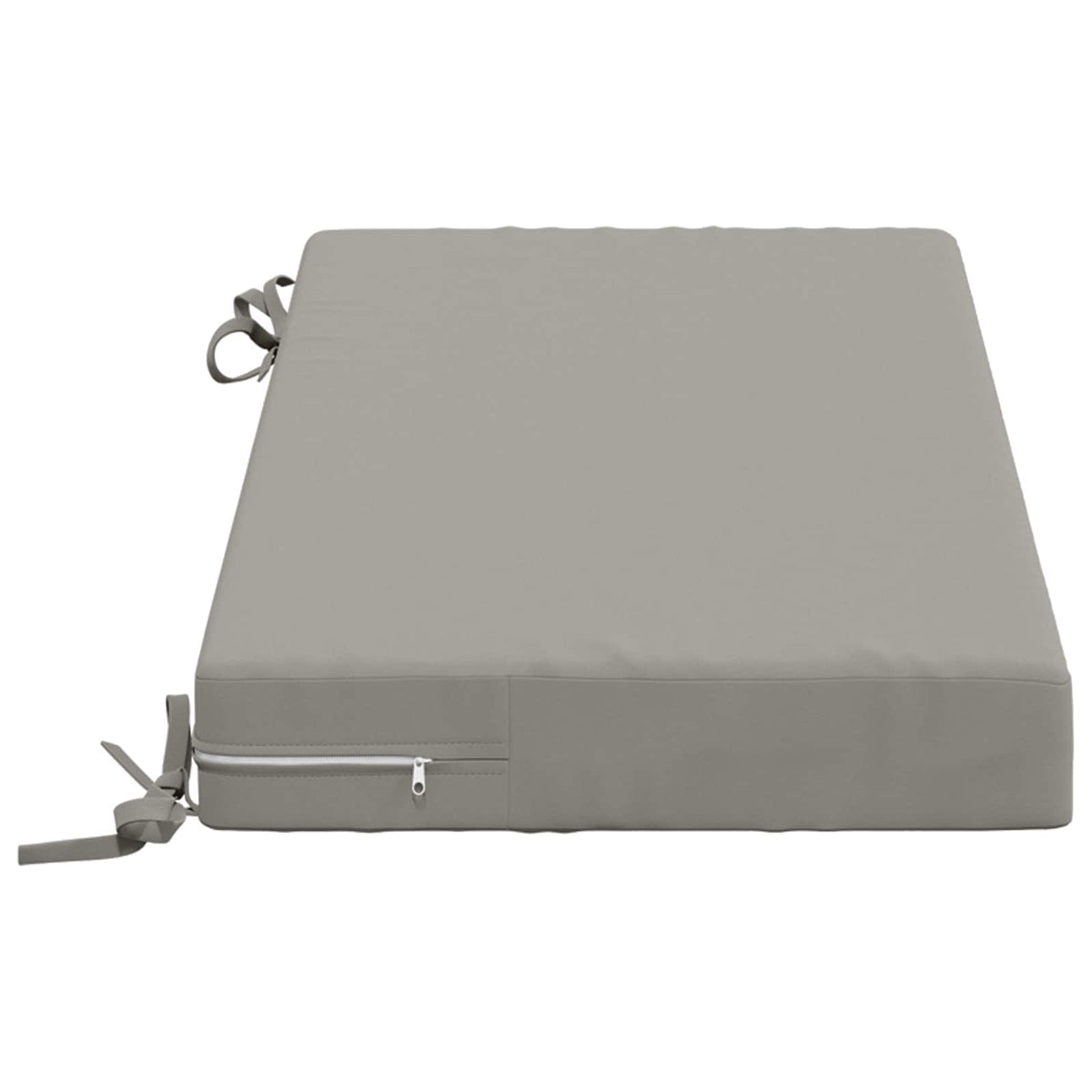 vidaXL Bench Cushion SOEST 100% Polyester Grey 80 x 40 x 8 cm