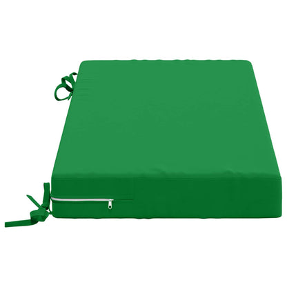 vidaXL 2-Piece Bench Cushions SOEST 2 pcs 100% Polyester Green