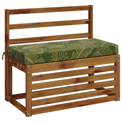 vidaXL 2-Piece Bench Cushions SOEST 2 pcs 100% Polyester Leaf Design