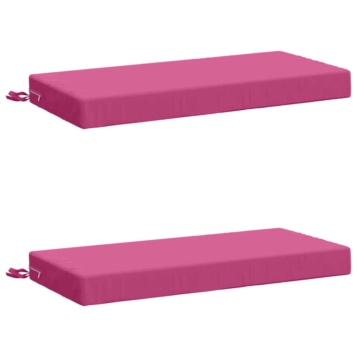 vidaXL 2-Piece Bench Cushions SOEST 2 pcs 100% Polyester Pink