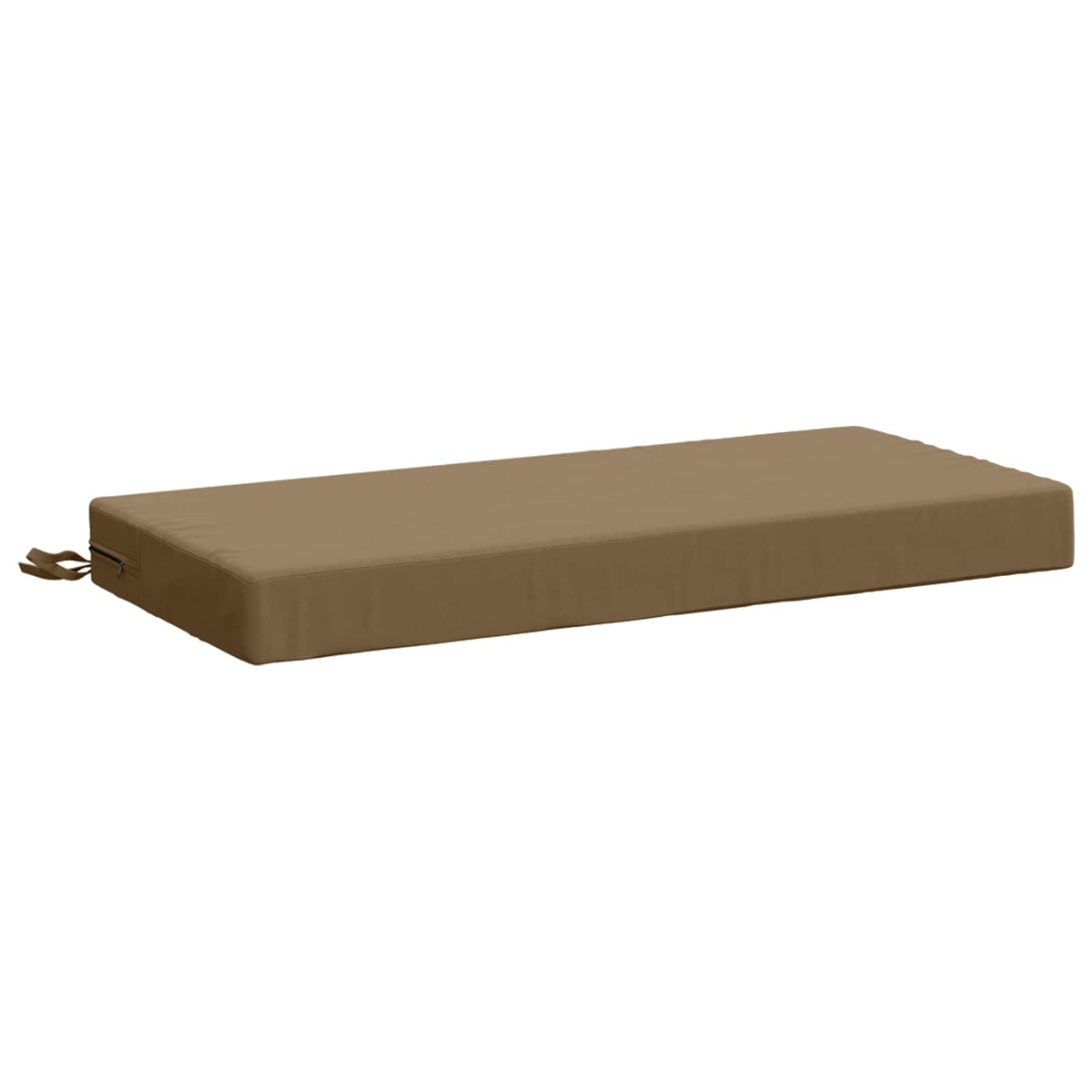 vidaXL 2-Piece Bench Cushions SOEST 2 pcs 100% Polyester Taupe