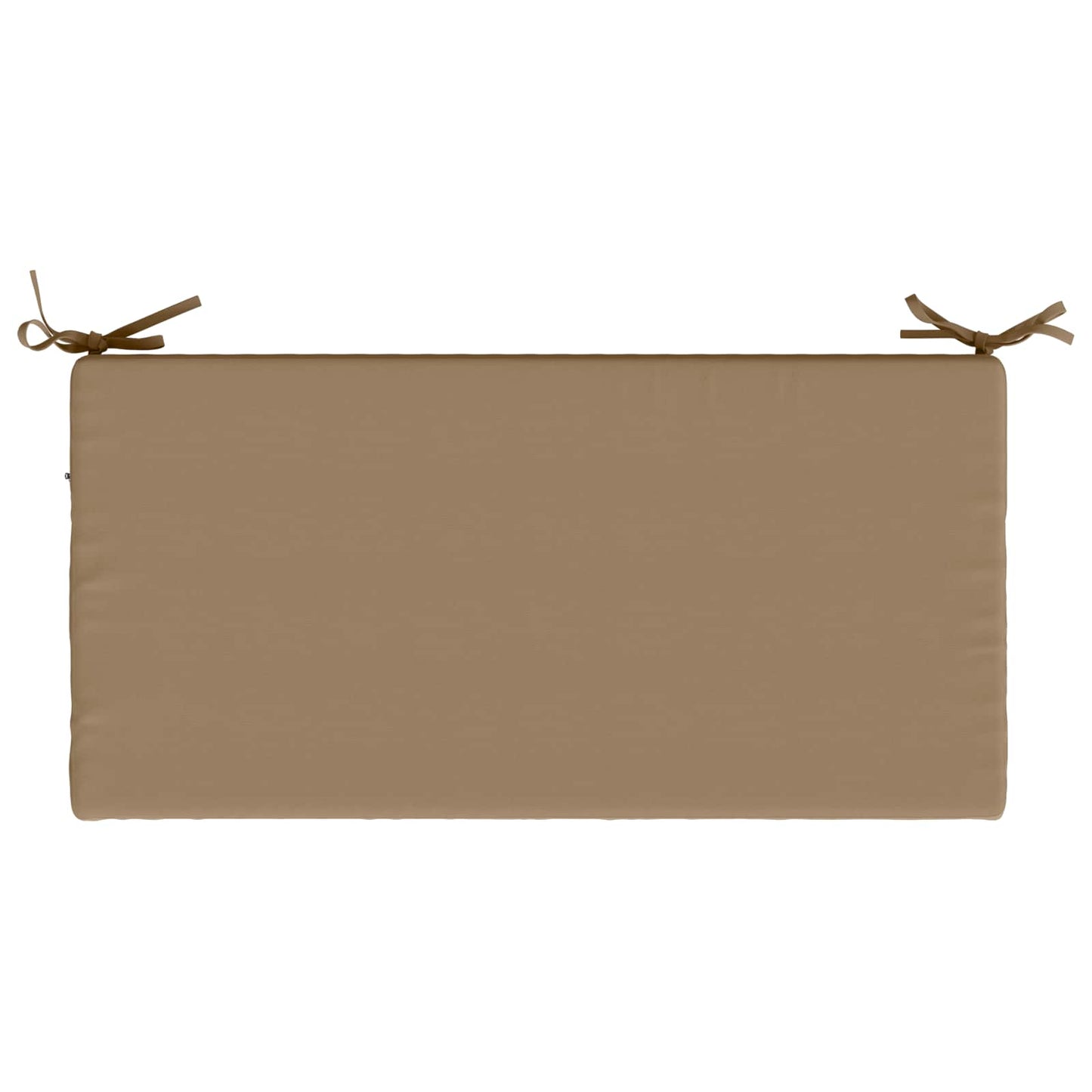 vidaXL 2-Piece Bench Cushions SOEST 2 pcs 100% Polyester Taupe