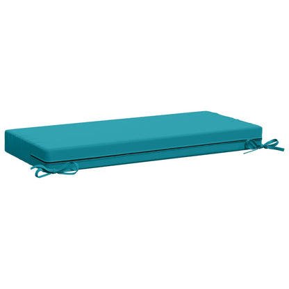 vidaXL Bench Cushion SOEST 100% Polyester Turquoise 80 x 40 x 8 cm
