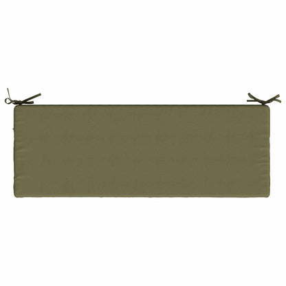 vidaXL Bench Cushion SOEST 100% Polyester Olive Green 100 x 40 x 8 cm