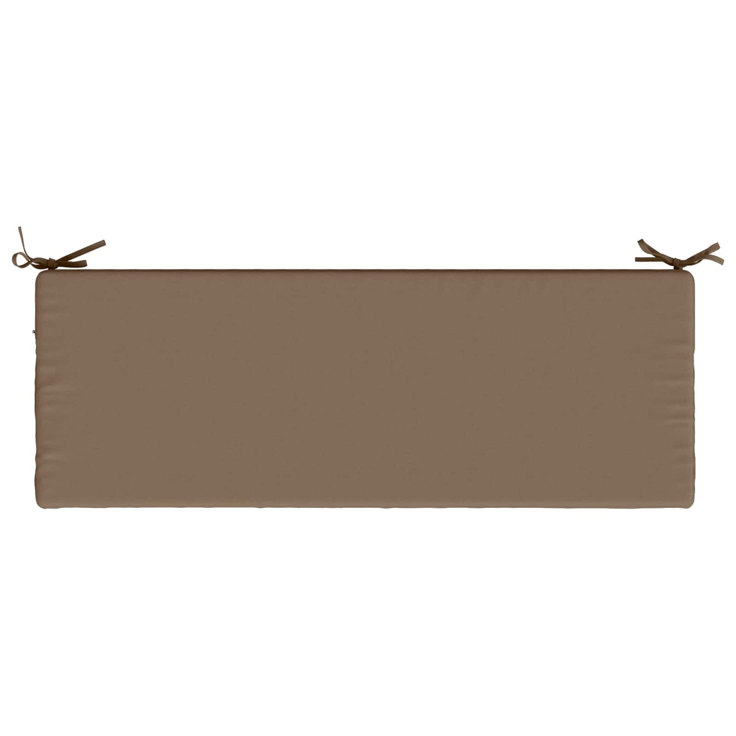 vidaXL 2-Piece Bench Cushions SOEST 2 pcs 100% Polyester Taupe