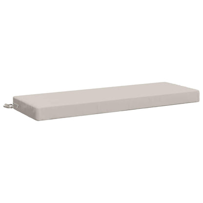 vidaXL 2-Piece Bench Cushions SOEST 2 pcs 100% Polyester White