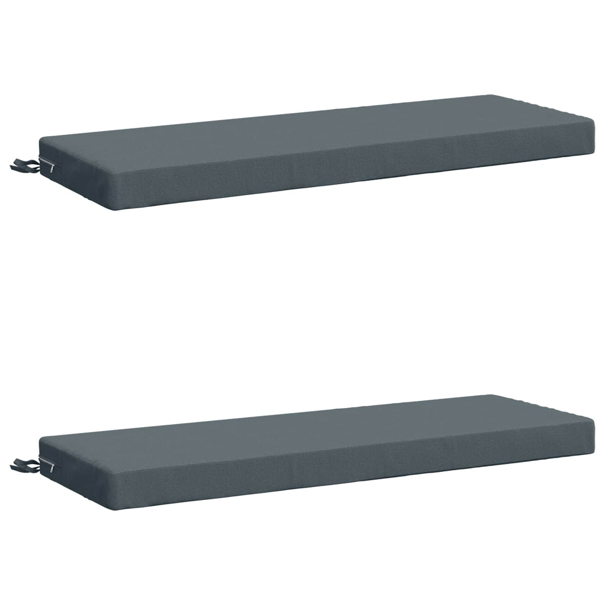 vidaXL 2-Piece Bench Cushions SOEST 2 pcs 100% Polyester Blue