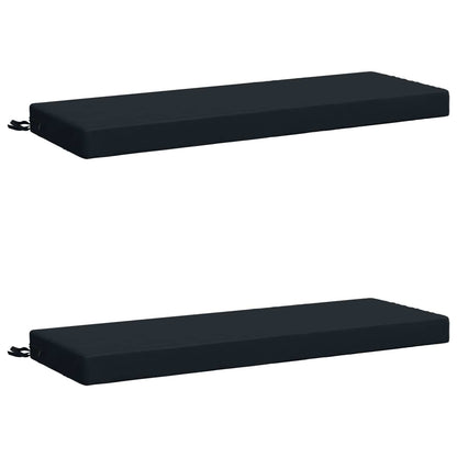 vidaXL 2-Piece Bench Cushions SOEST 2 pcs 100% Polyester Dark Blue