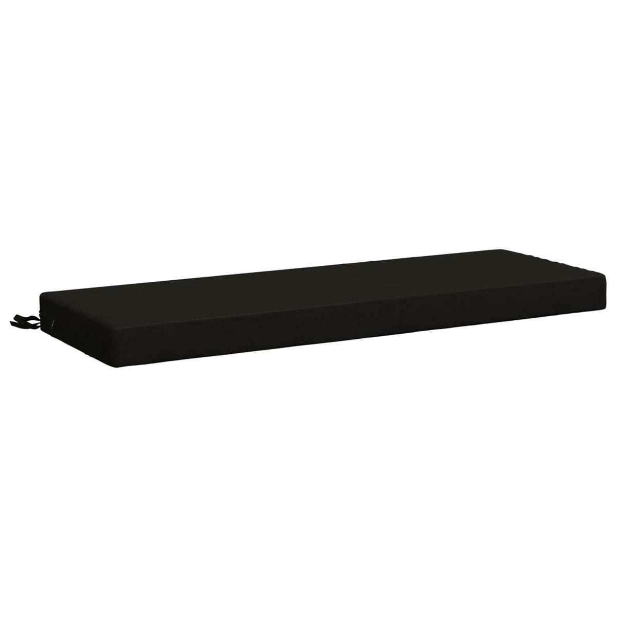 vidaXL Bench Cushion SOEST 100% Polyester Black 100 x 40 x 8 cm