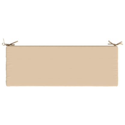vidaXL Bench Cushion SOEST 100% Polyester Cream 100 x 40 x 8 cm
