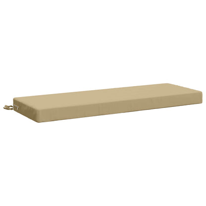 vidaXL 2-Piece Bench Cushions SOEST 2 pcs 100% Polyester Beige
