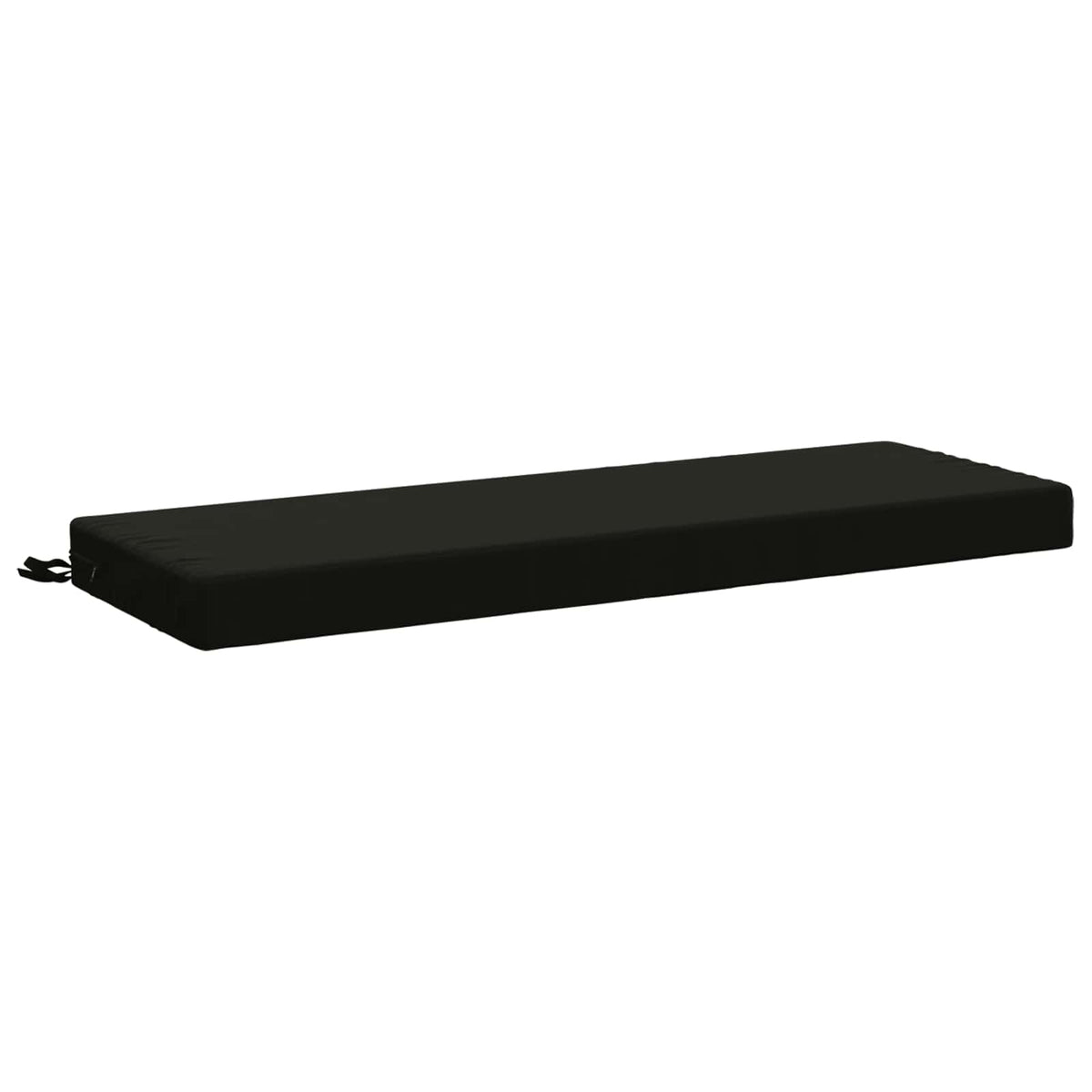 vidaXL Bench Cushion SOEST 100% Polyester Black 100 x 40 x 8 cm