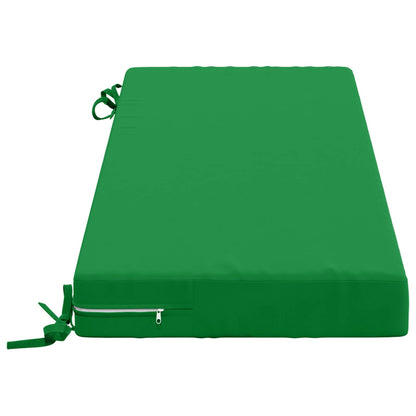 vidaXL Bench Cushion SOEST 100% Polyester Green 100 x 40 x 8 cm
