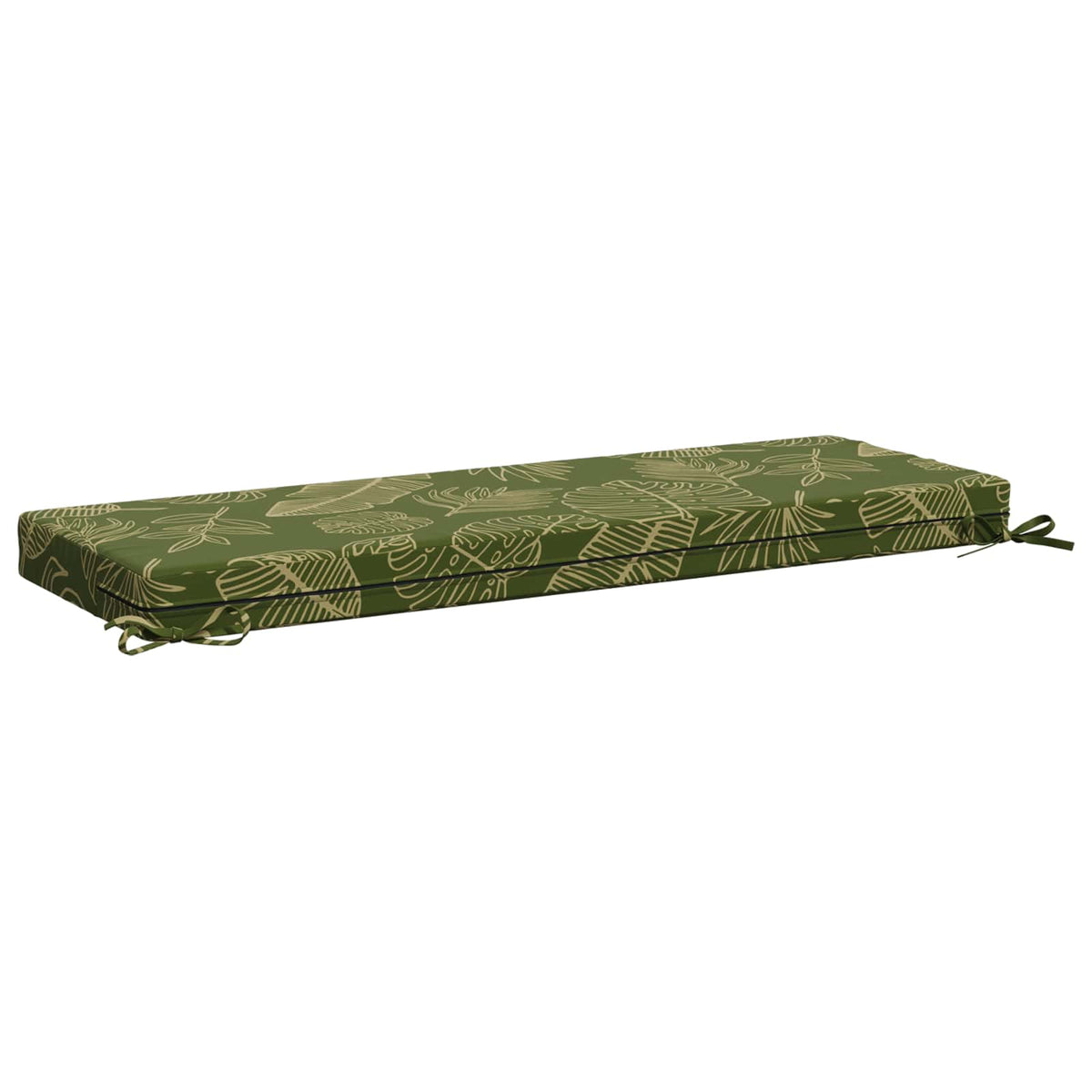 vidaXL 2-Piece Bench Cushions SOEST 2 pcs 100% Polyester Leaf Design