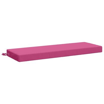 vidaXL Bench Cushion SOEST 100% Polyester Pink 100 x 40 x 8 cm