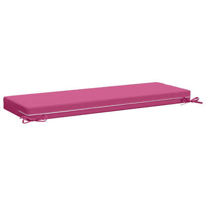 vidaXL Bench Cushion SOEST 100% Polyester Pink 100 x 40 x 8 cm