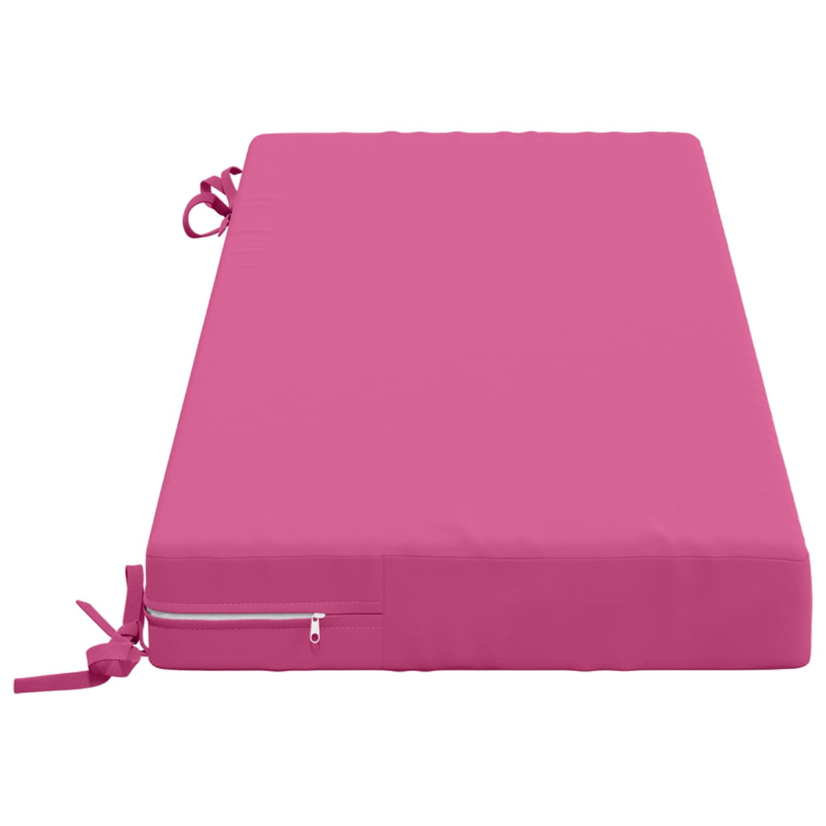 vidaXL Bench Cushion SOEST 100% Polyester Pink 100 x 40 x 8 cm