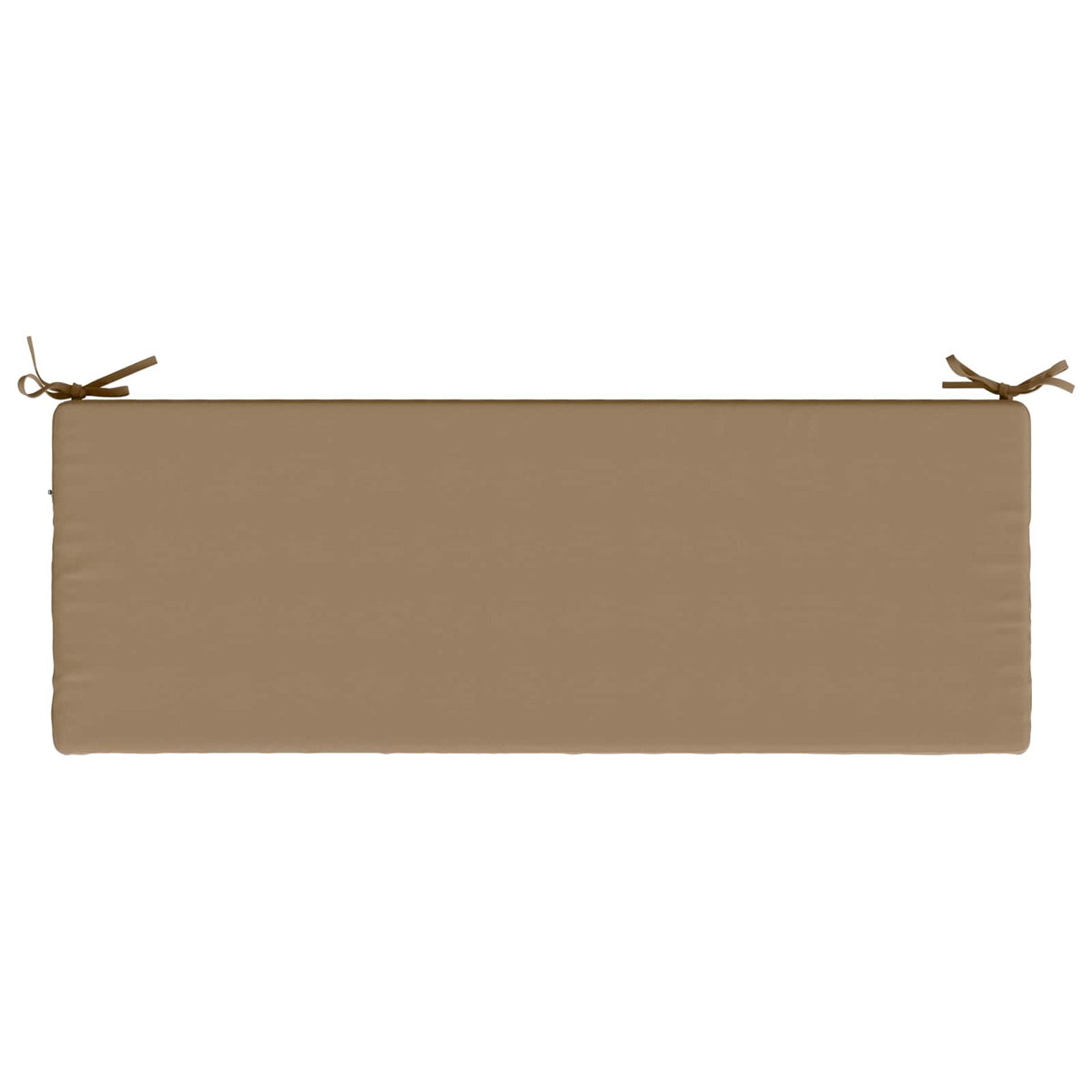 vidaXL Bench Cushion SOEST 100% Polyester Taupe 100 x 40 x 8 cm