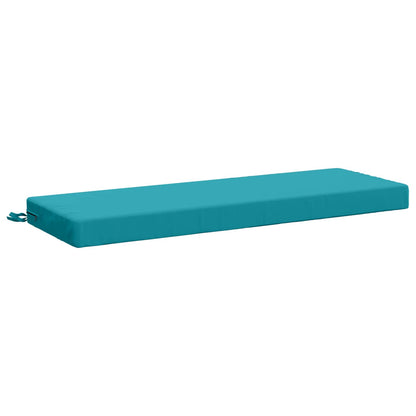 vidaXL Bench Cushion SOEST 100% Polyester Turquoise 100 x 40 x 8 cm
