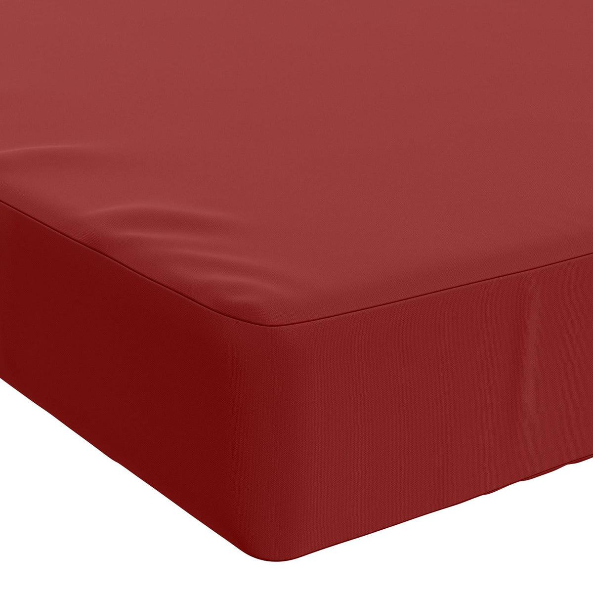 vidaXL Bench Cushion SOEST 100% Polyester Wine Red 100 x 40 x 8 cm