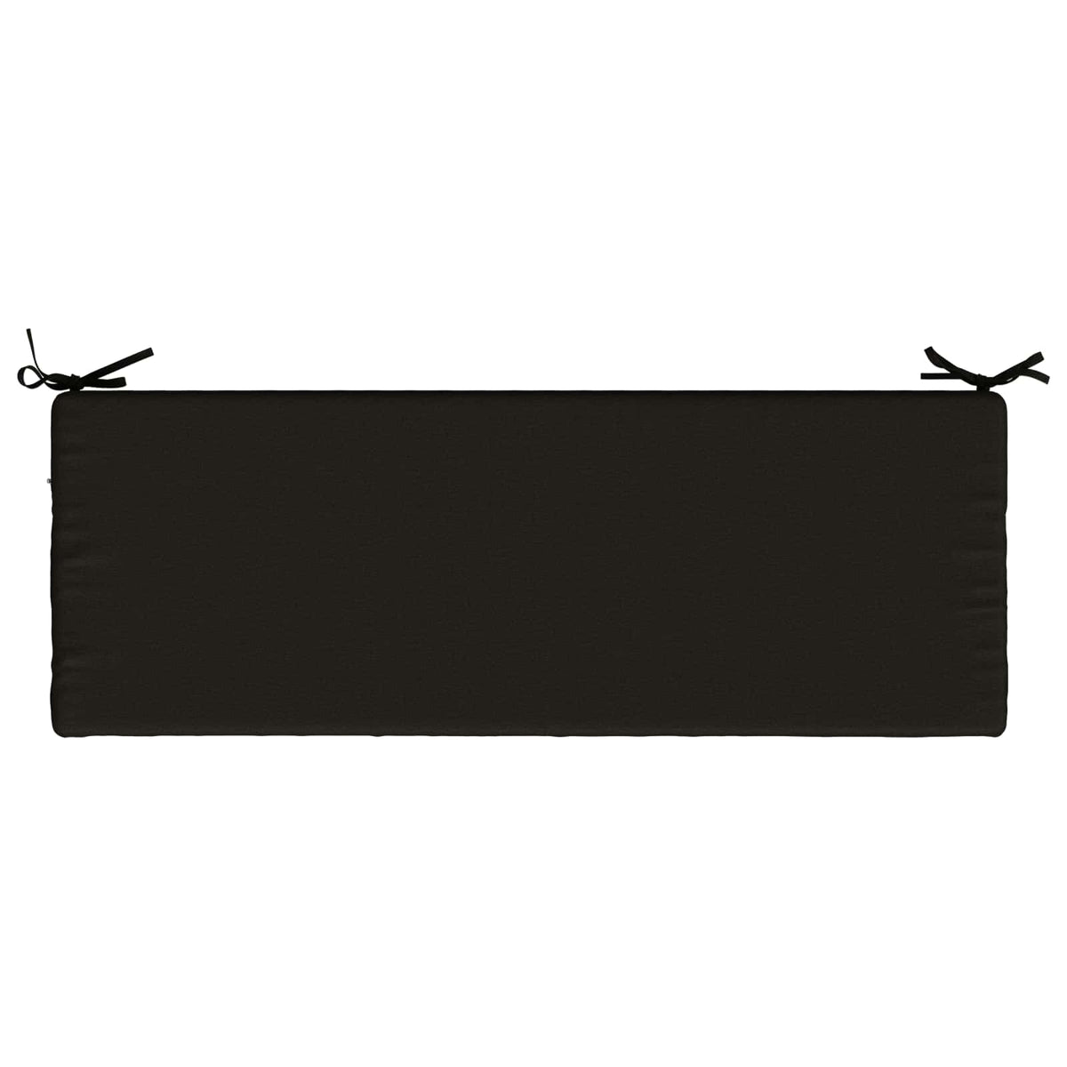 vidaXL Bench Cushion SOEST 100% Polyester Black 110 x 40 x 8 cm