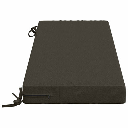 vidaXL 2-Piece Bench Cushions SOEST 2 pcs 100% Polyester Anthracite