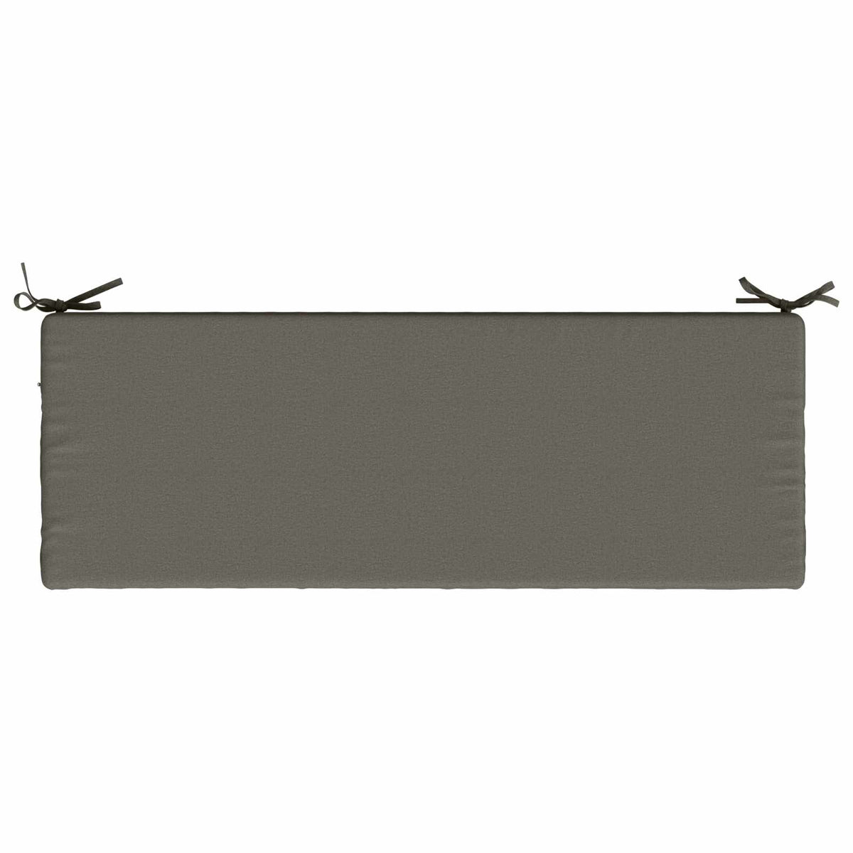 vidaXL Bench Cushion SOEST 100% Polyester Grey 110 x 40 x 8 cm