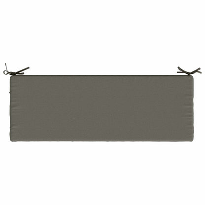 vidaXL Bench Cushion SOEST 100% Polyester Grey 110 x 40 x 8 cm