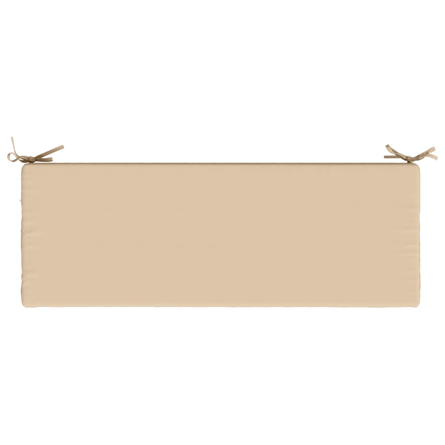 vidaXL Bench Cushion SOEST 100% Polyester Cream 110 x 40 x 8 cm