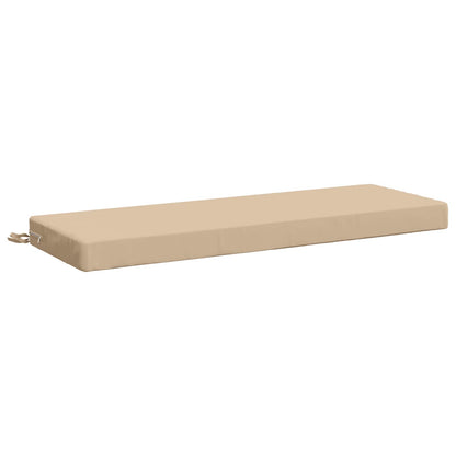 vidaXL 2-Piece Bench Cushions SOEST 2 pcs 100% Polyester Cream