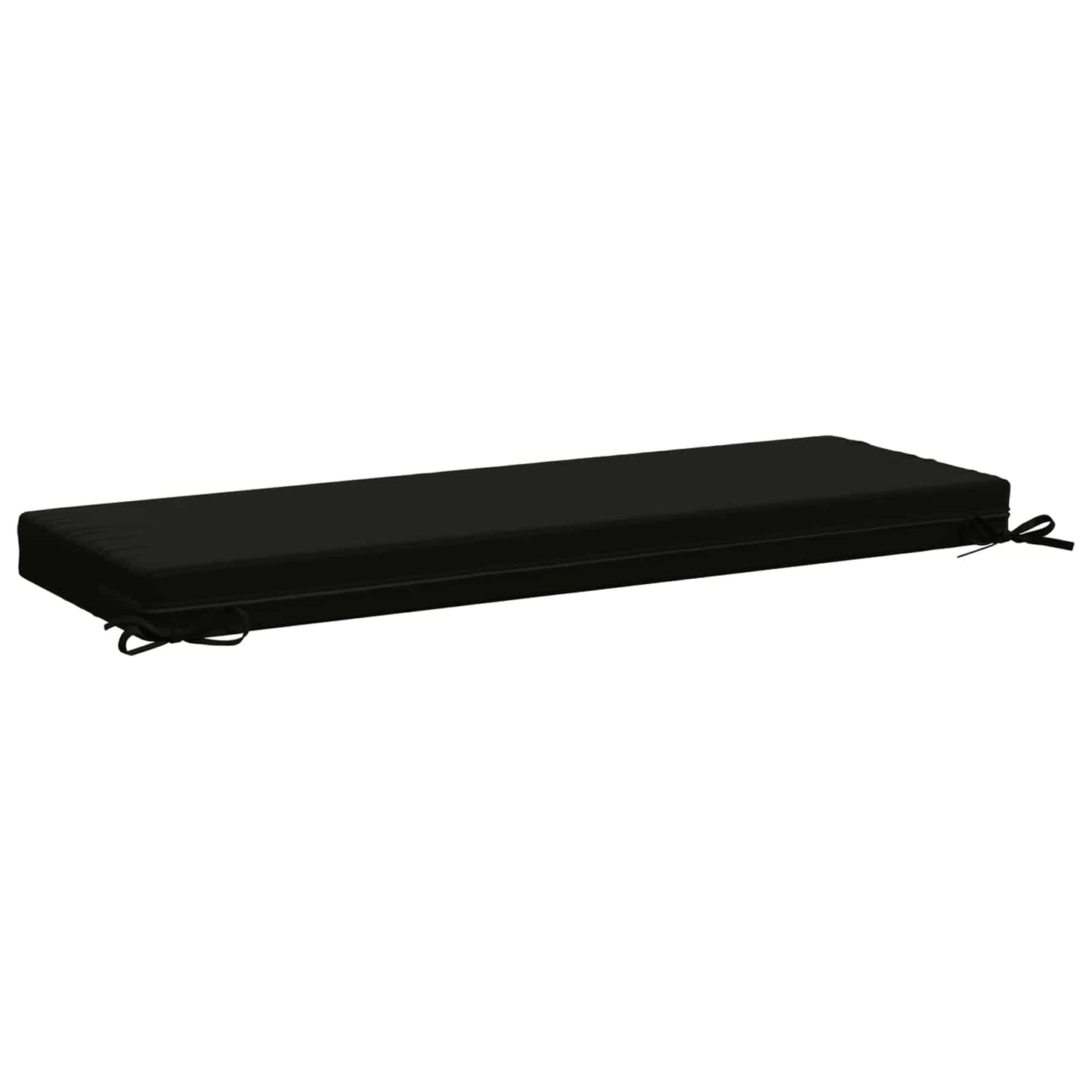 vidaXL 2-Piece Bench Cushions SOEST 2 pcs 100% Polyester Black