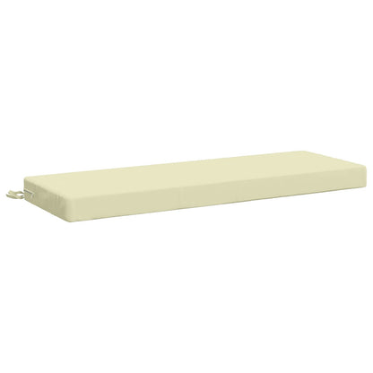 vidaXL 2-Piece Bench Cushions SOEST 2 pcs 100% Polyester Cream