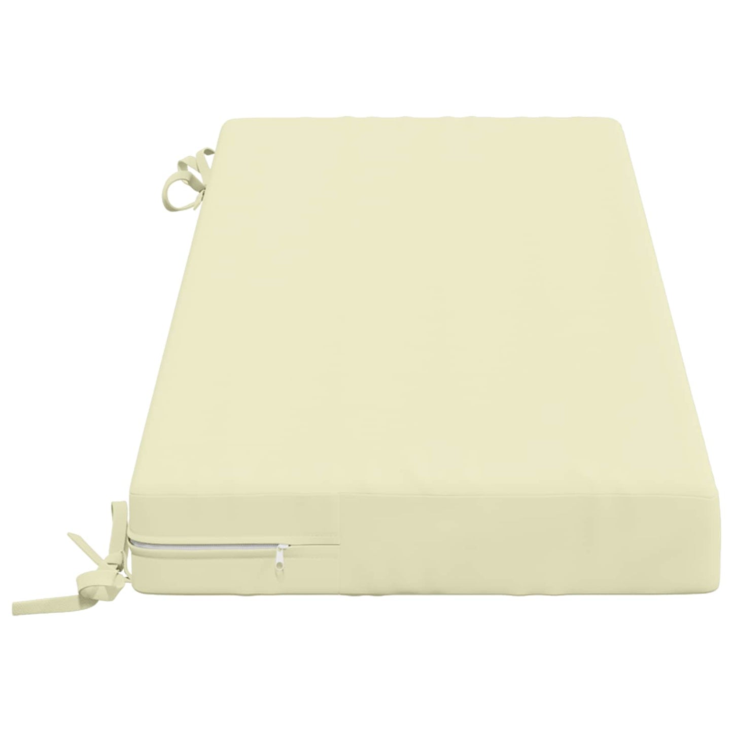 vidaXL 2-Piece Bench Cushions SOEST 2 pcs 100% Polyester Cream