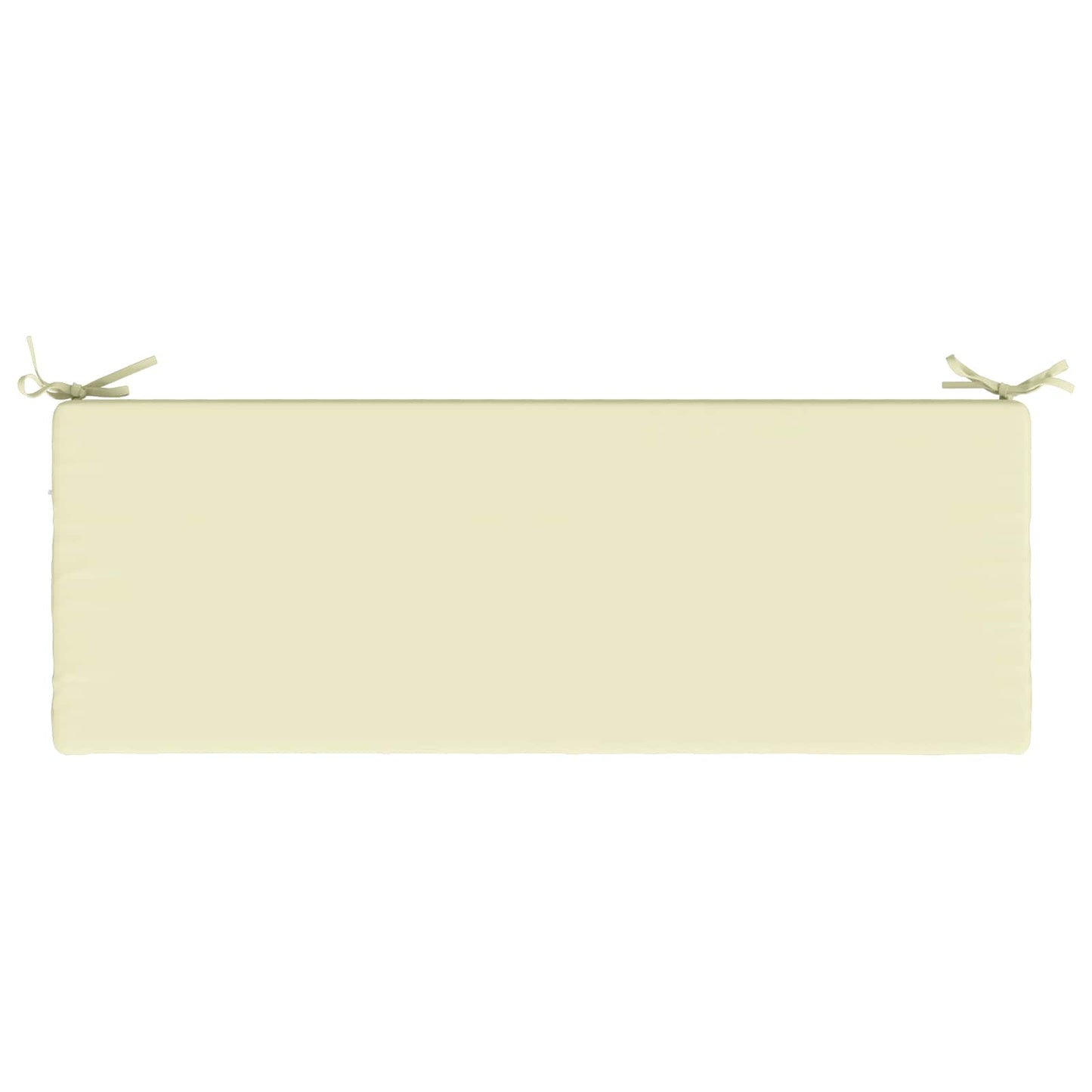 vidaXL 2-Piece Bench Cushions SOEST 2 pcs 100% Polyester Cream