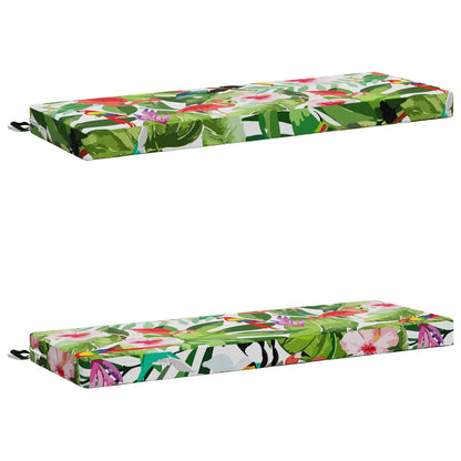 vidaXL 2-Piece Bench Cushions SOEST 2 pcs 100% Polyester Multicolour
