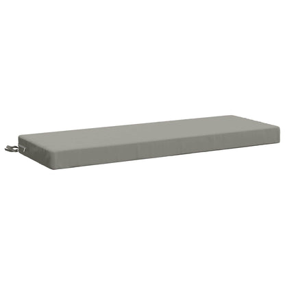 vidaXL 2-Piece Bench Cushions SOEST 2 pcs 100% Polyester Grey