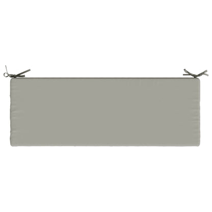 vidaXL 2-Piece Bench Cushions SOEST 2 pcs 100% Polyester Grey