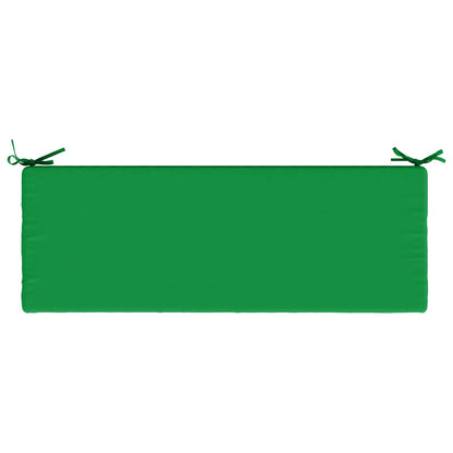 vidaXL Bench Cushion SOEST 100% Polyester Green 110 x 40 x 8 cm