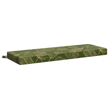 vidaXL 2-Piece Bench Cushions SOEST 2 pcs 100% Polyester Leaf Design