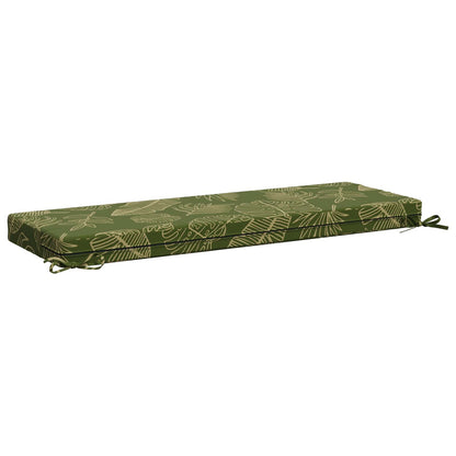 vidaXL 2-Piece Bench Cushions SOEST 2 pcs 100% Polyester Leaf Design