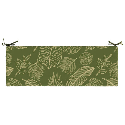 vidaXL 2-Piece Bench Cushions SOEST 2 pcs 100% Polyester Leaf Design