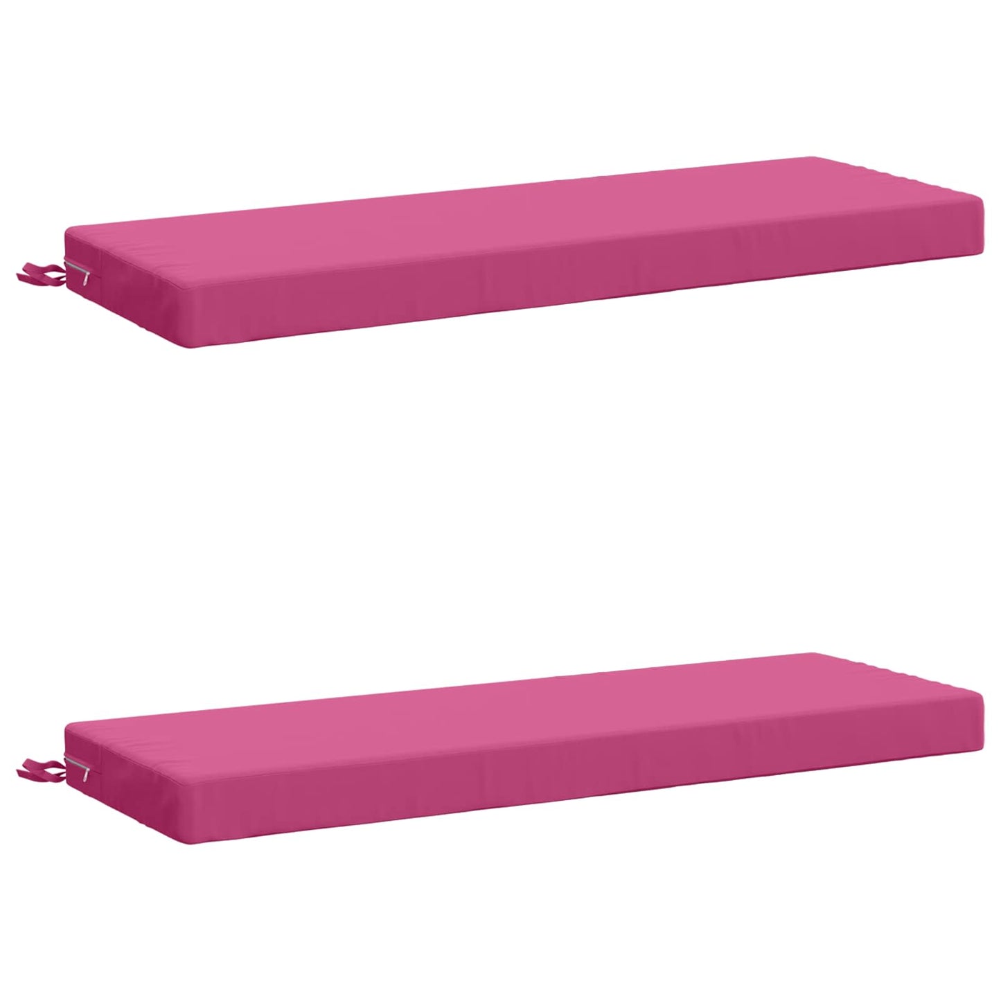vidaXL 2-Piece Bench Cushions SOEST 2 pcs 100% Polyester Pink