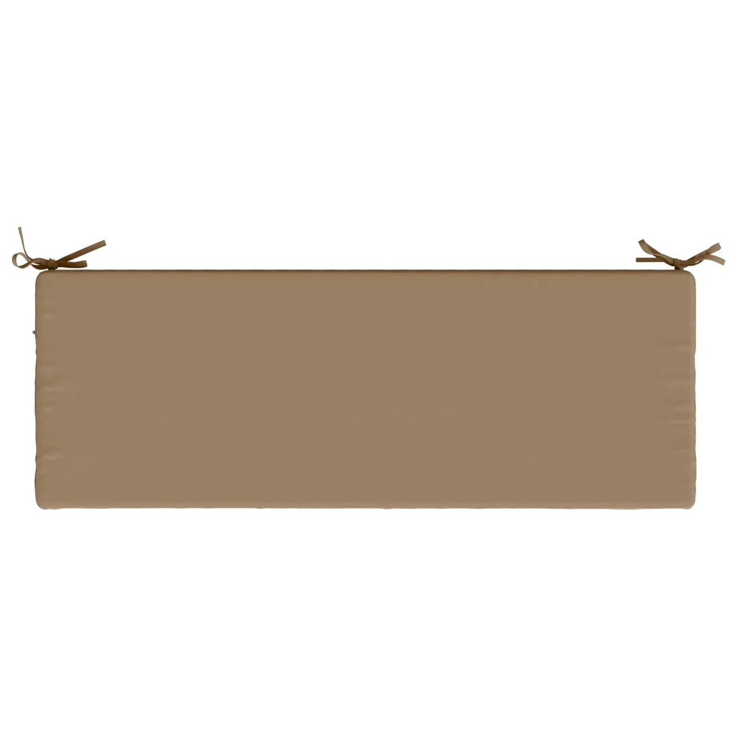 vidaXL Bench Cushion SOEST 100% Polyester Taupe 110 x 40 x 8 cm