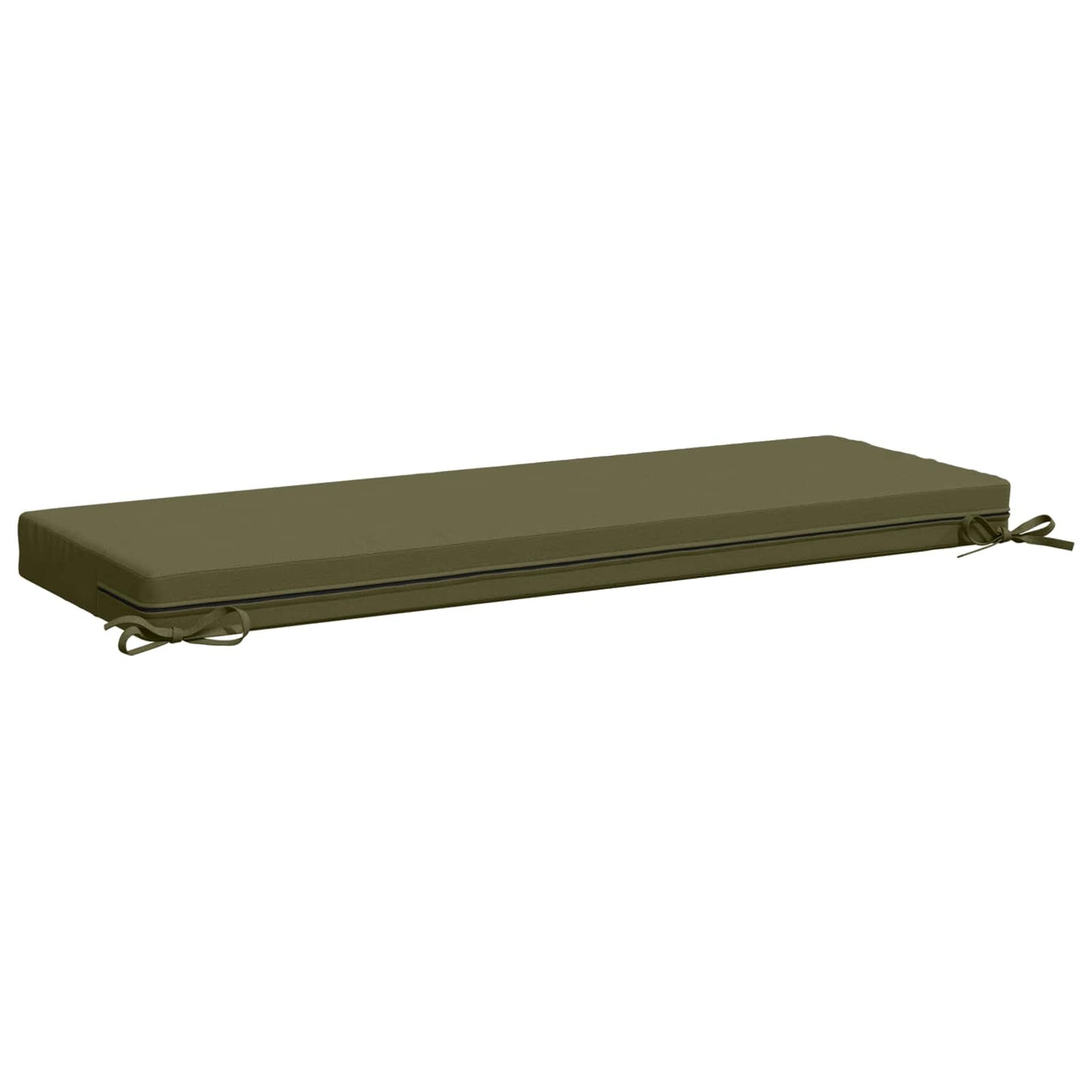 vidaXL 2-Piece Bench Cushions SOEST 2 pcs 100% Polyester Olive Green